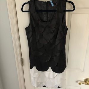 Black and white dress